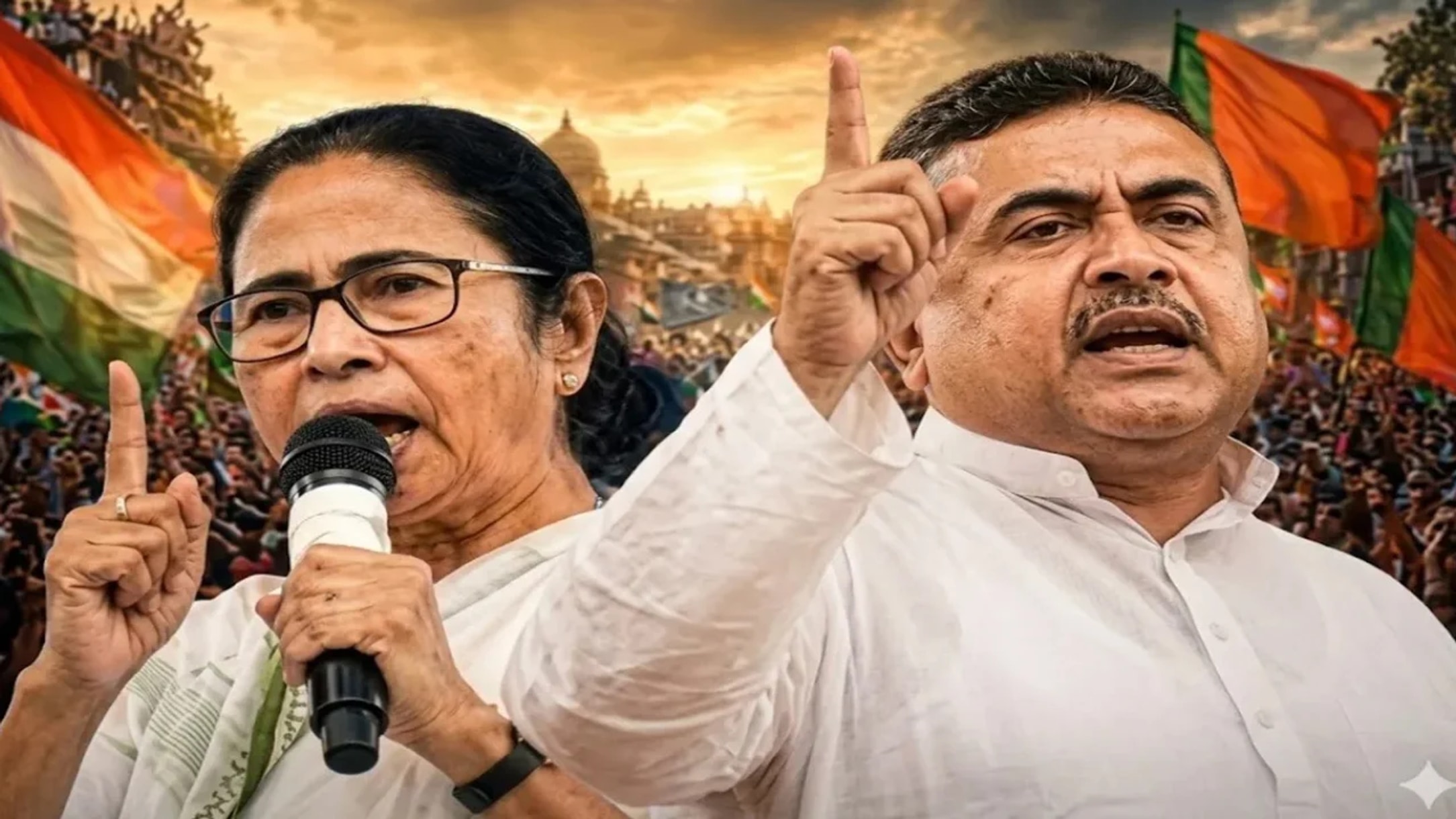 BJP leads early count in West Bengal assembly election