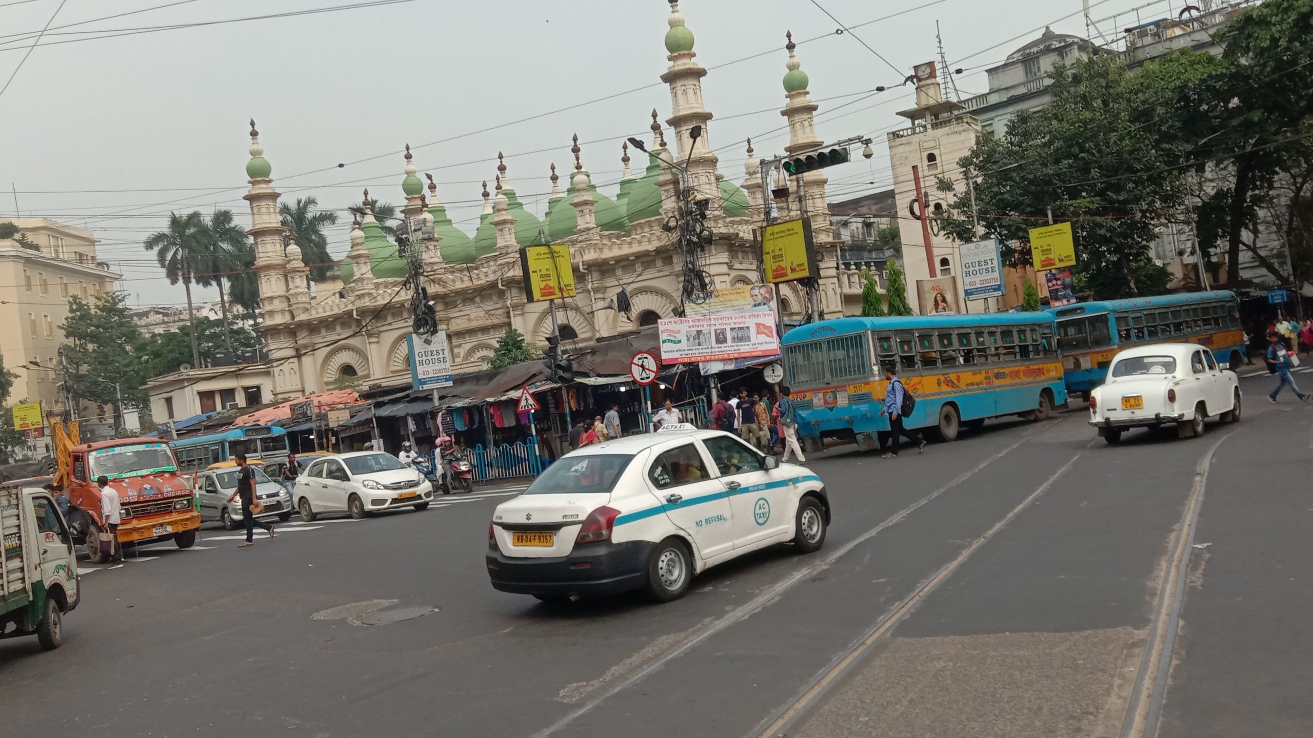 Tipu Sultan Mosque on Dharamtalla Street, Kolkata, West Bengal.