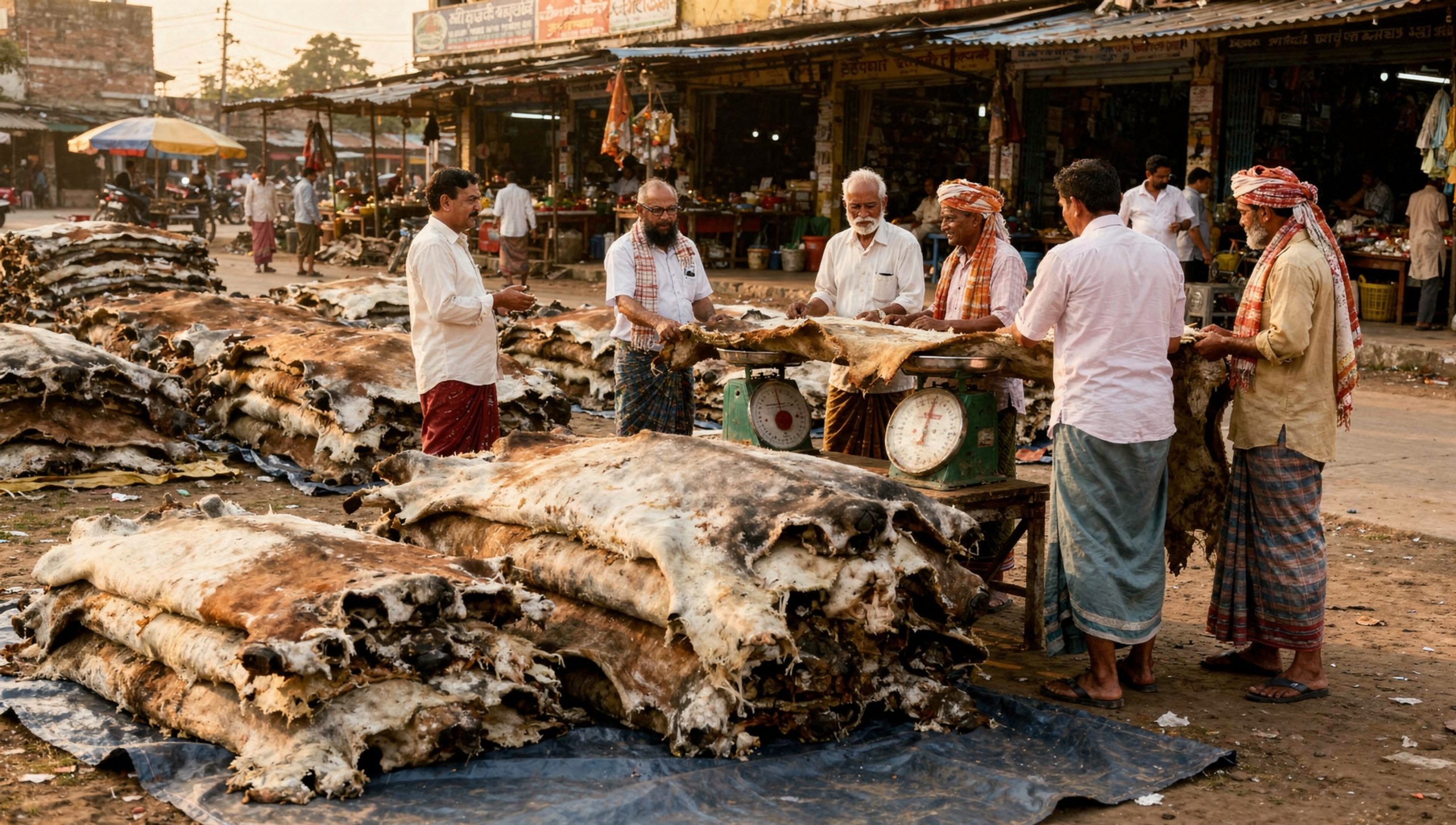 দাম বাড়লো কোরবানির পশুর চামড়ার