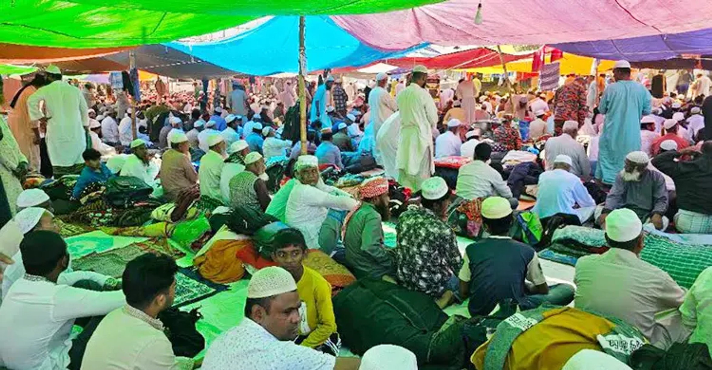 Thousands gather for Friday prayers at Feni divisional ijtema