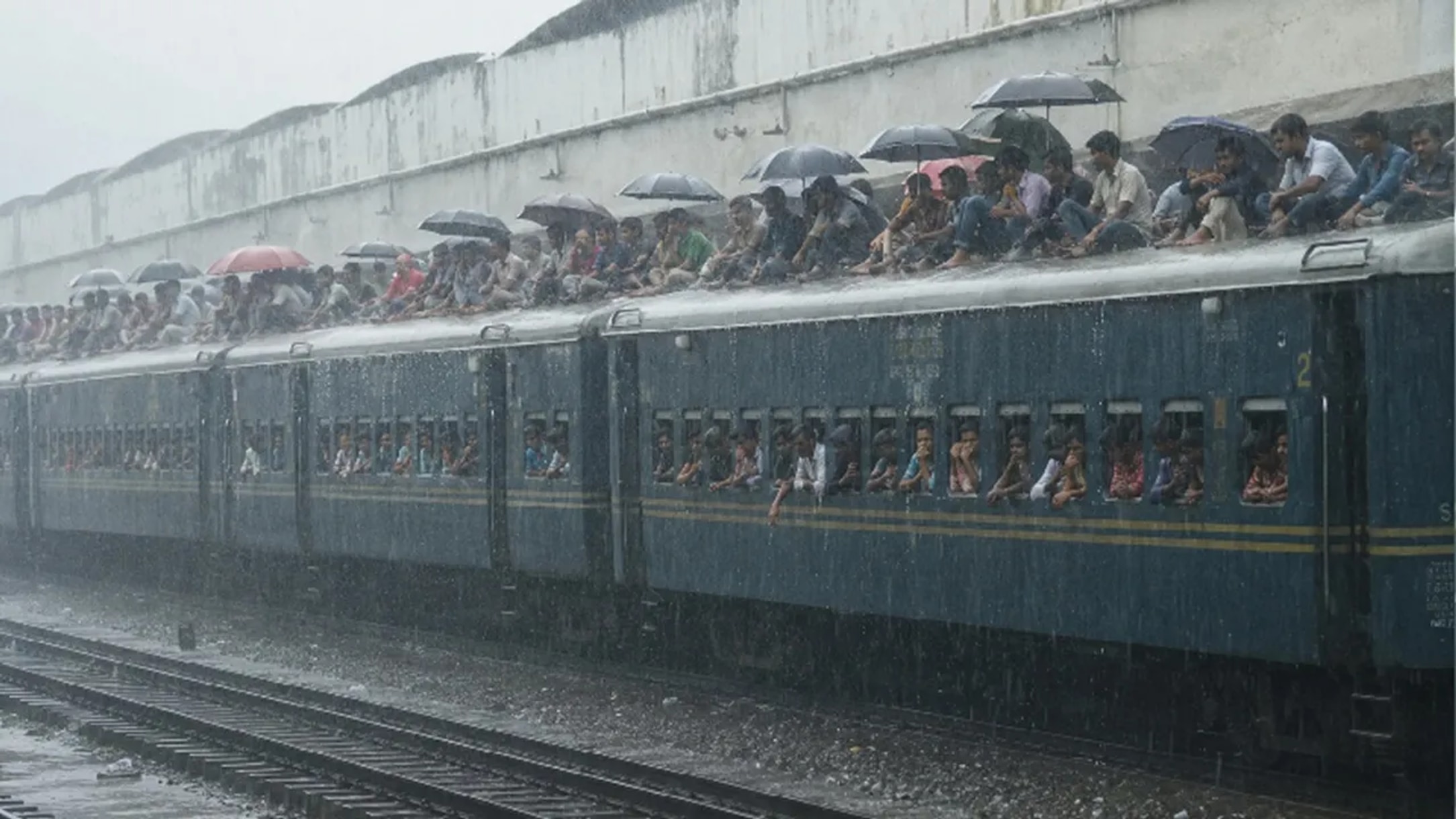 Train passengers overflow at Kamalapur as Eid rush peaks
