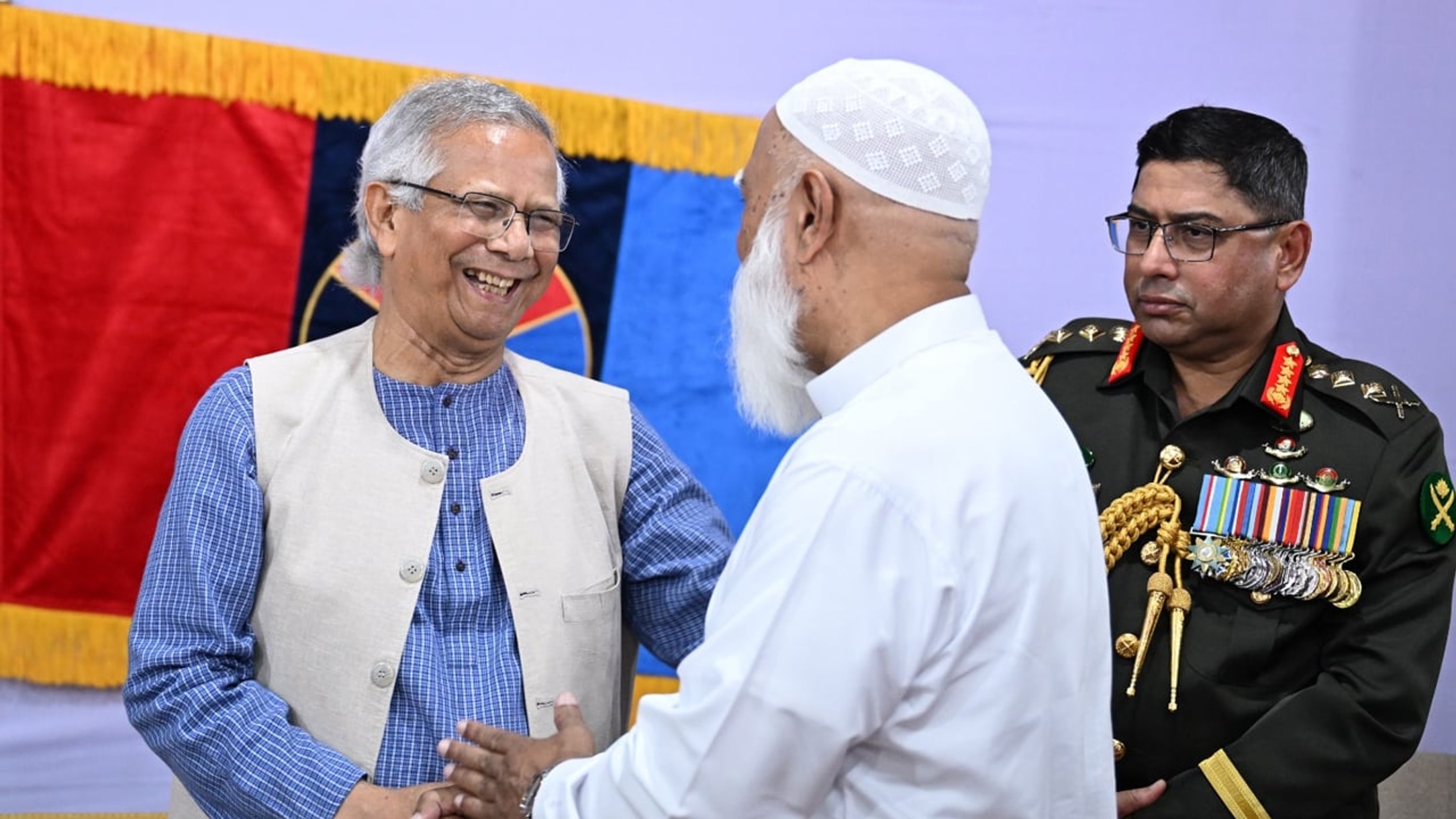 Jamaat chief meets Yunus and Khaleda Zia at Armed Forces Day event