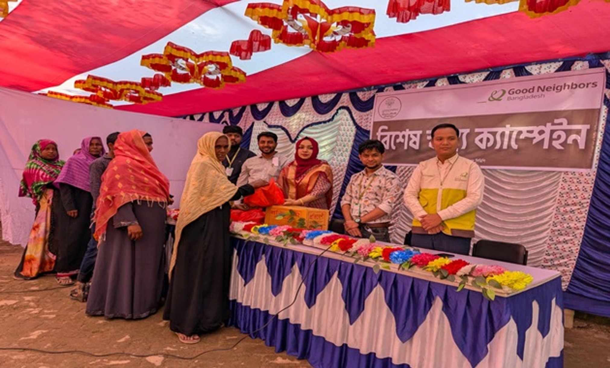 Health and nutrition camp held in Mujibnagar