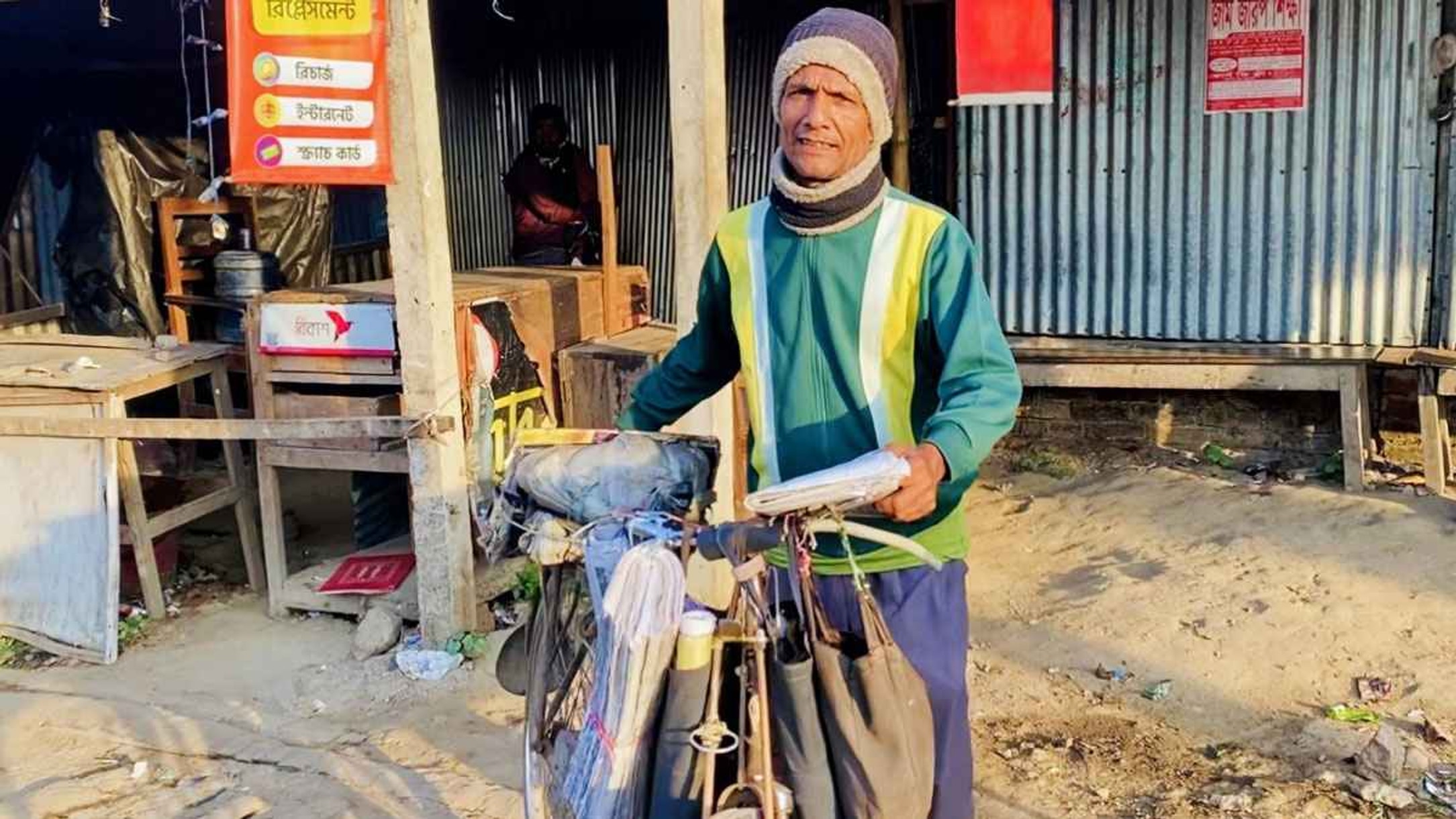 For 31 years, Swapan Kundu has delivered newspapers in Narail