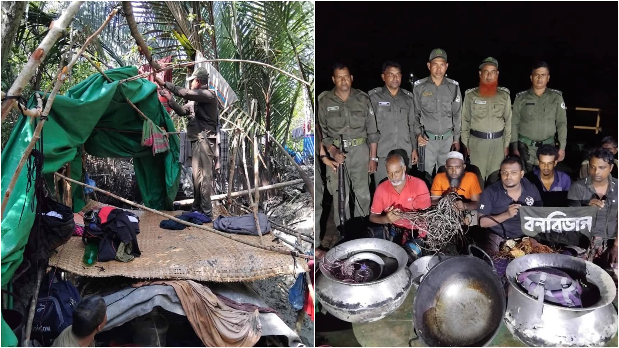 Seven poachers held while preparing to hunt deer in Sundarbans