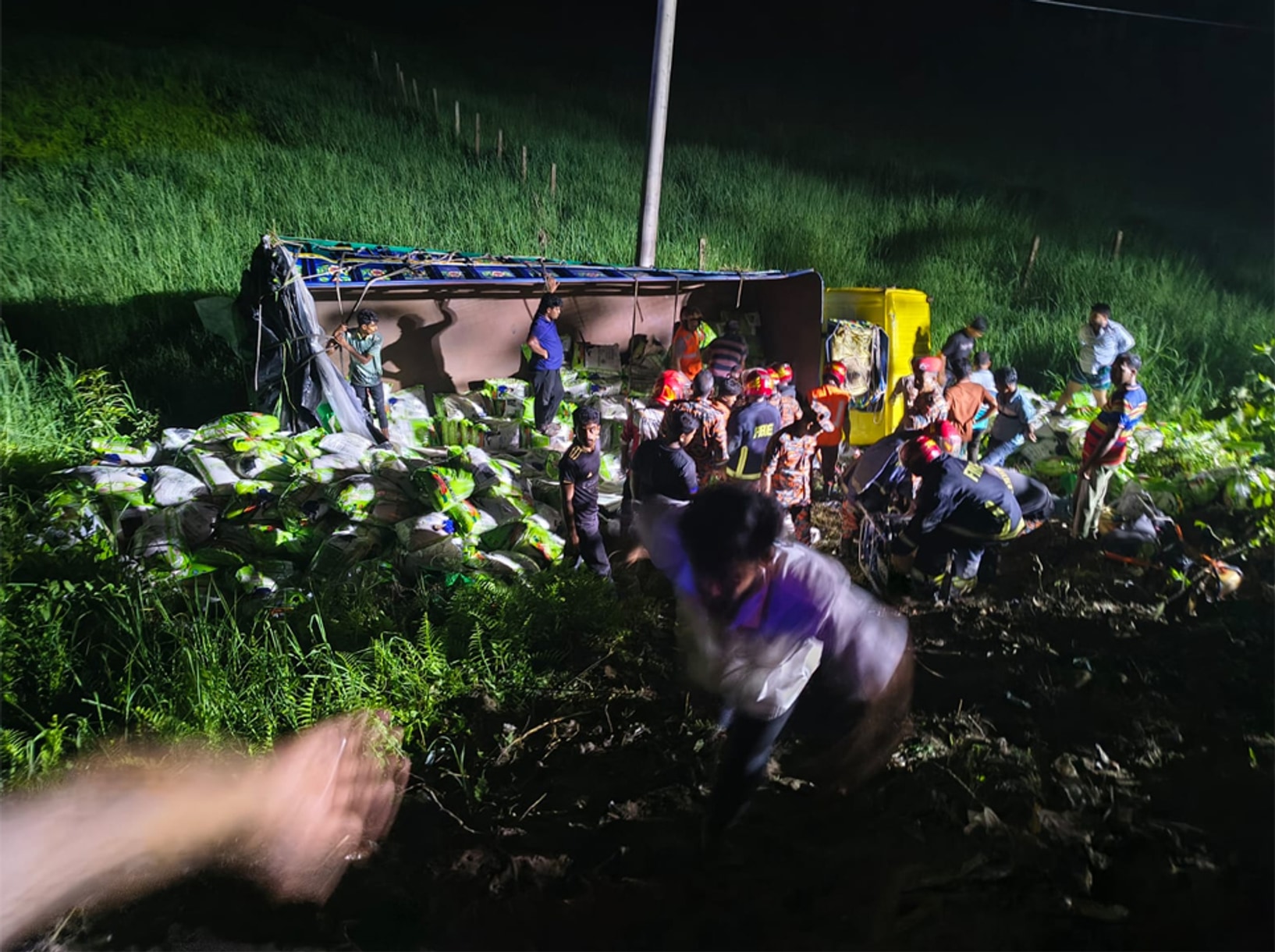 Truck plunges into ditch in Cumilla, killing 7