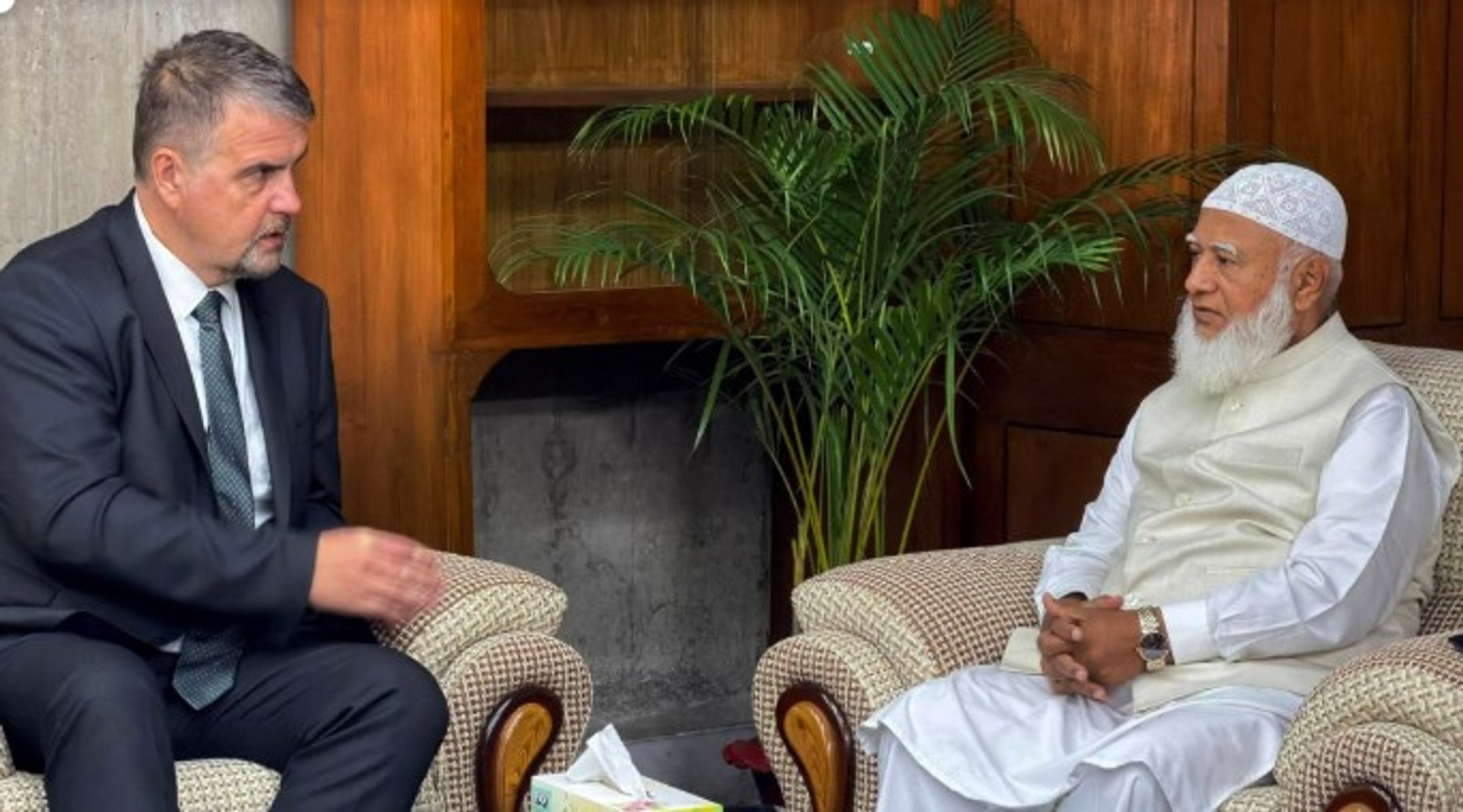 EU election observers meet opposition leader Shafiqur Rahman