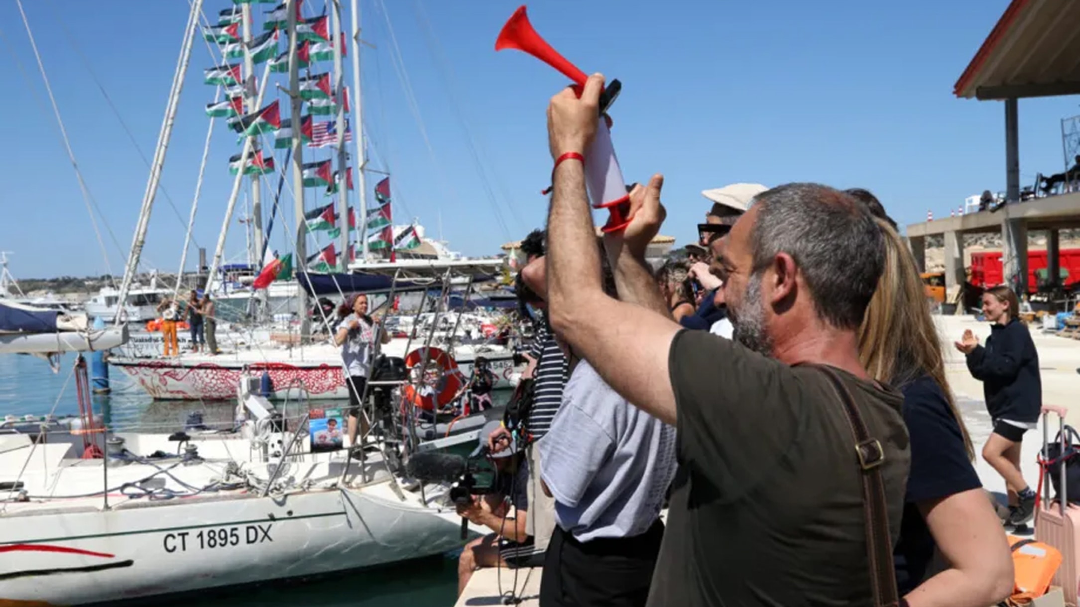 Global Sumud Flotilla sets sail from Italy on new mission to Gaza