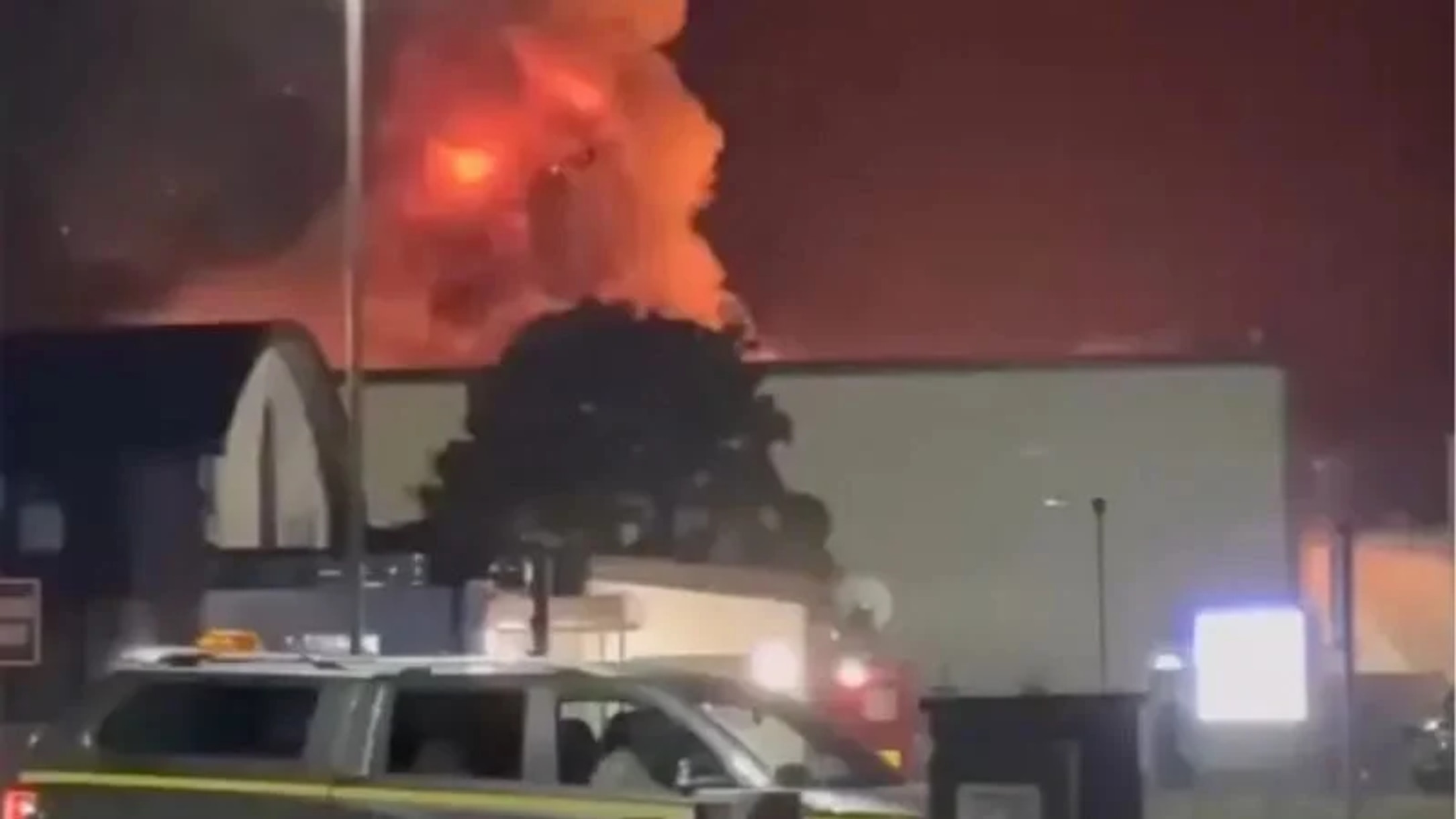 Fire reported at UK air base used by US in Iran strikes