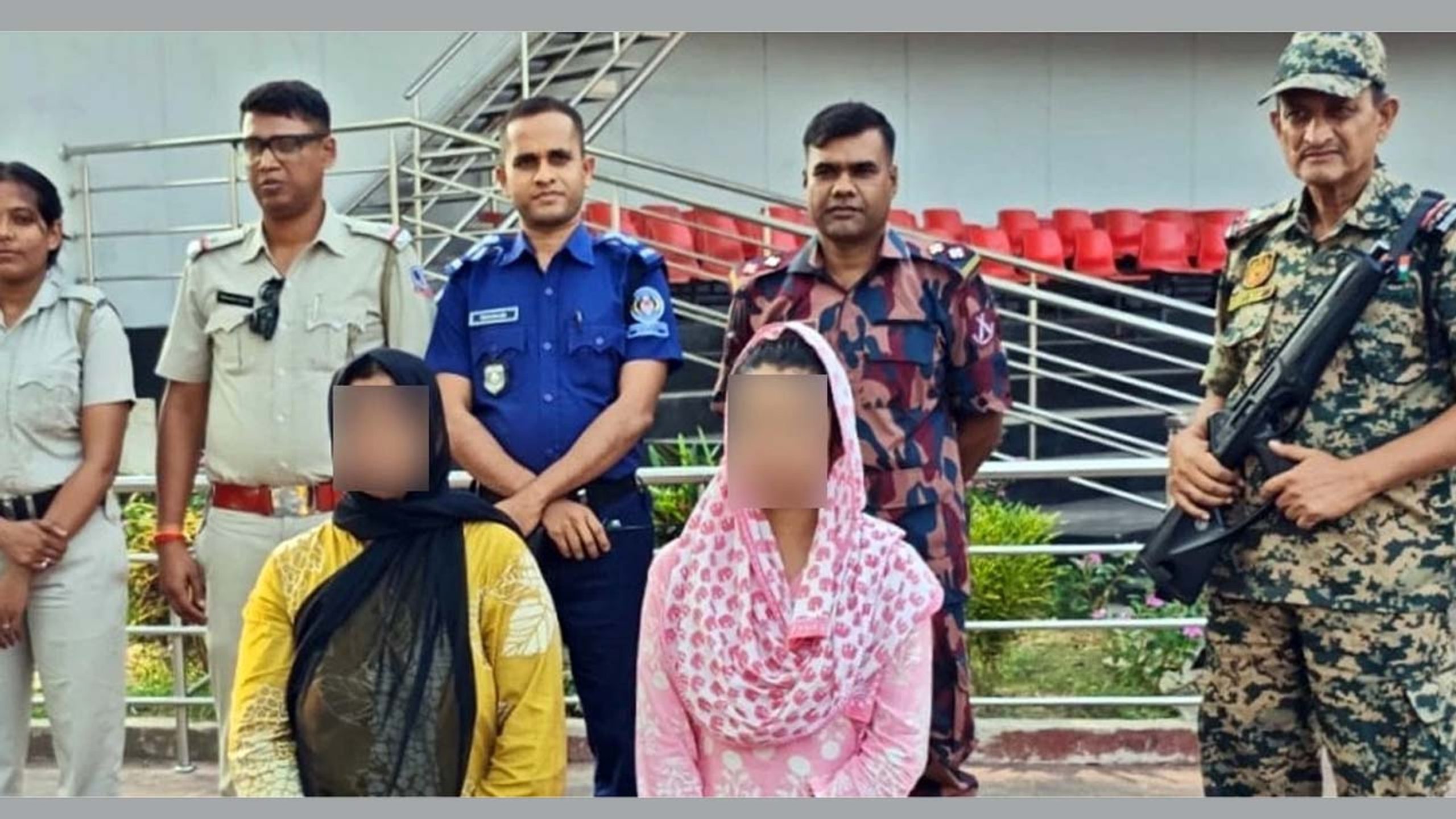 Two women return to Bangladesh after serving prison sentences in India.