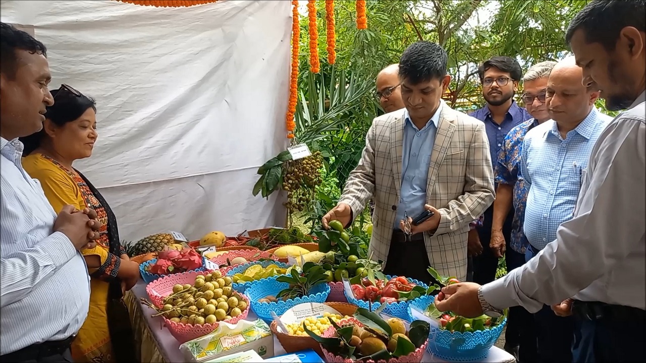 বান্দরবানে তিন দিনব্যাপী জাতীয় ফল মেলা শুরু