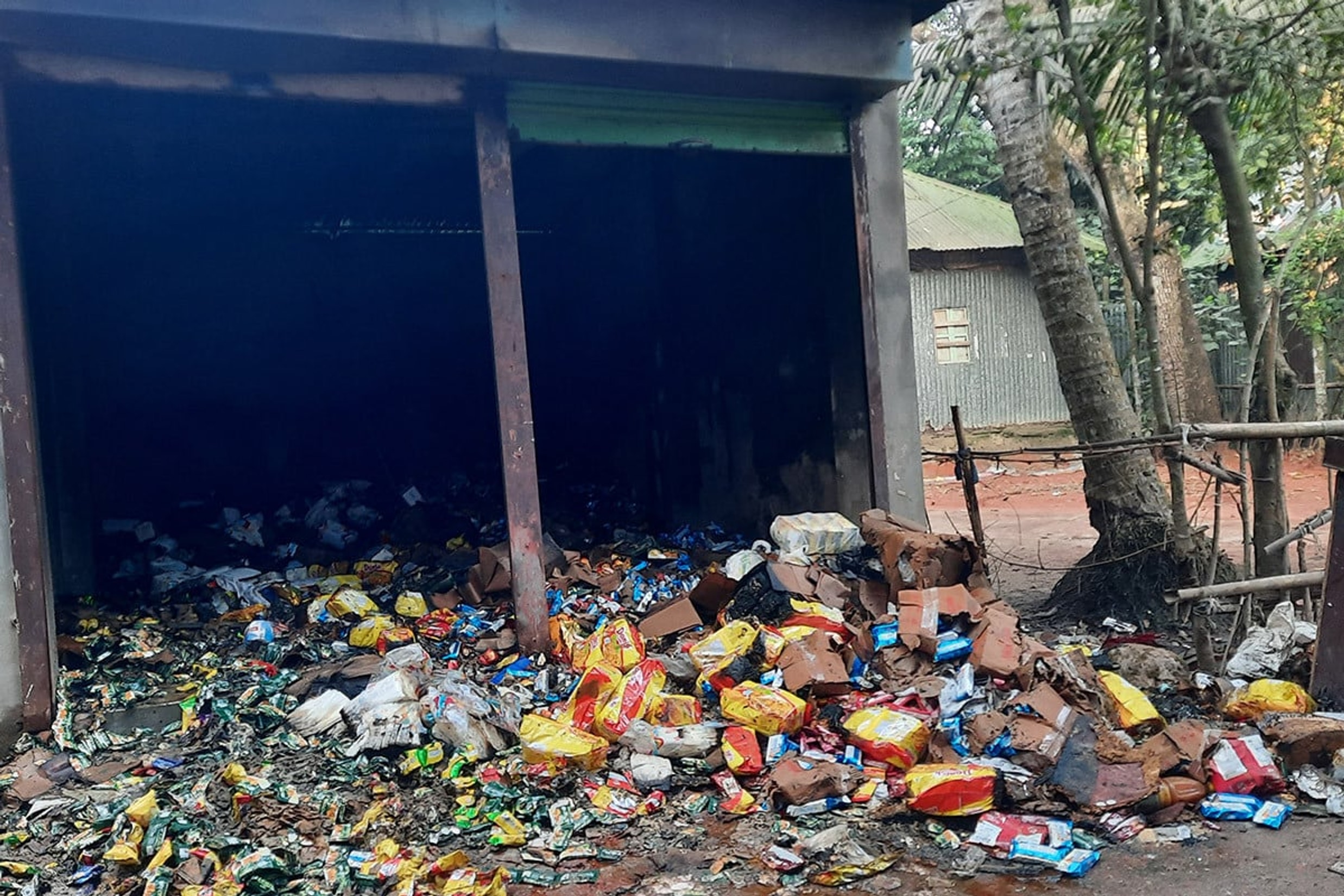 Fire at locked Nasirnagar warehouse destroys 650,000 taka in goods