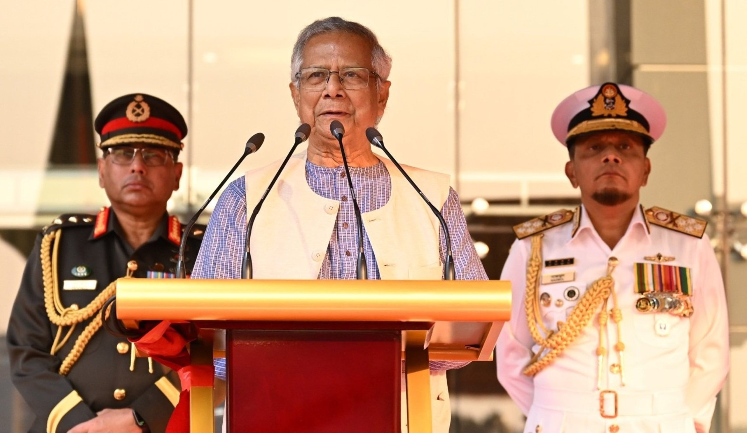 Bangladesh must stay prepared against foreign aggression, Yunus says