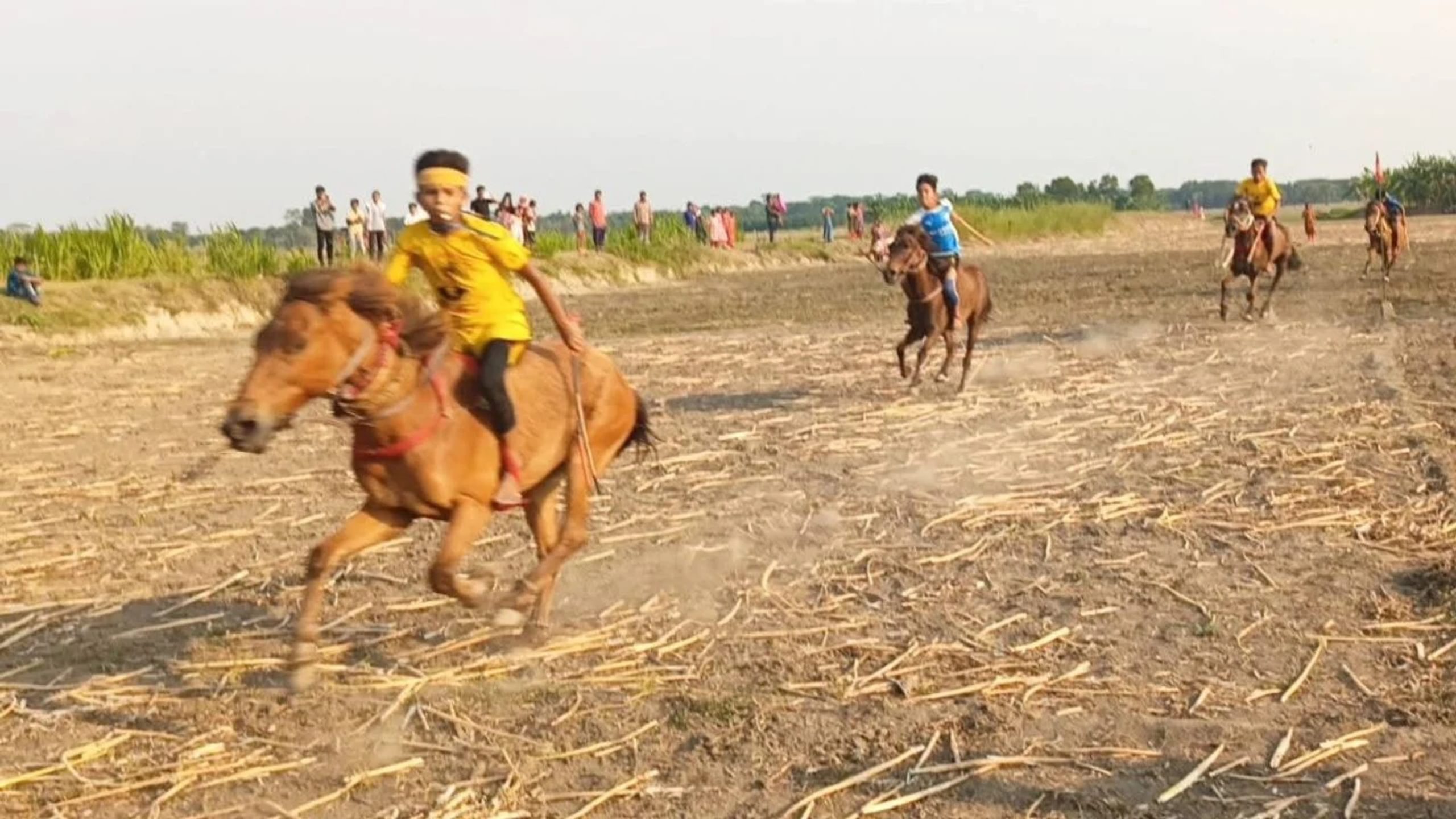 Horse race draws large crowd in Faridpur's Saltha after 15 years