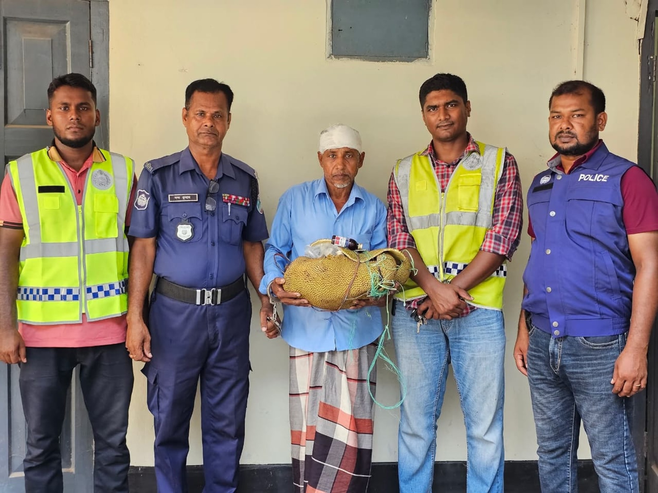 Police seize Indian drug syrup hidden inside jackfruit in Chougachha