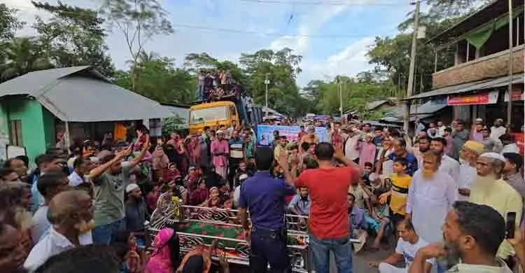 স্বামীকে বিষ খাইয়ে হত্যা  স্ত্রী আটক, লাশ নিয়ে সড়ক অবরোধ