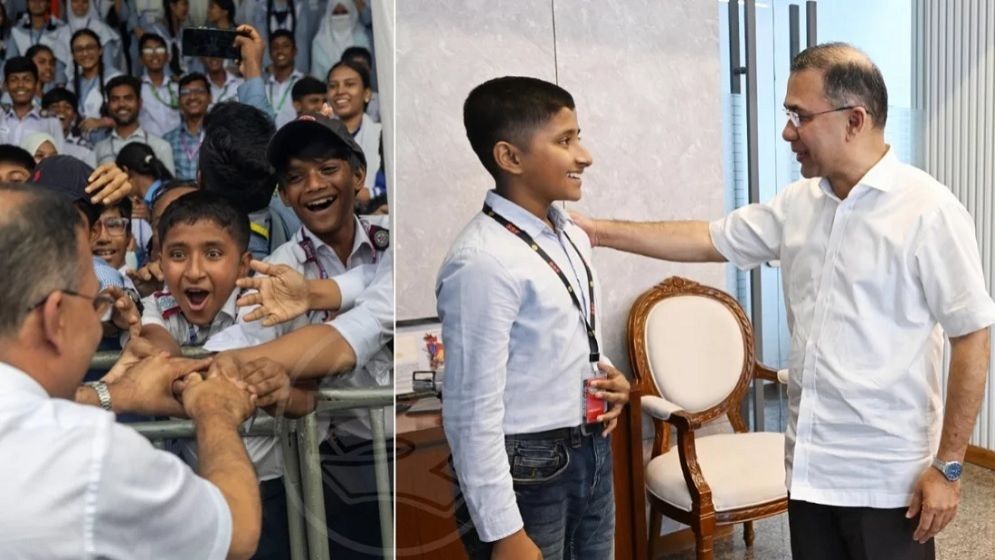 প্রধানমন্ত্রীর সঙ্গে ভুবন ভোলানো হাসিতে মন জয় করা সেই তাহসিনের সাক্ষাৎ