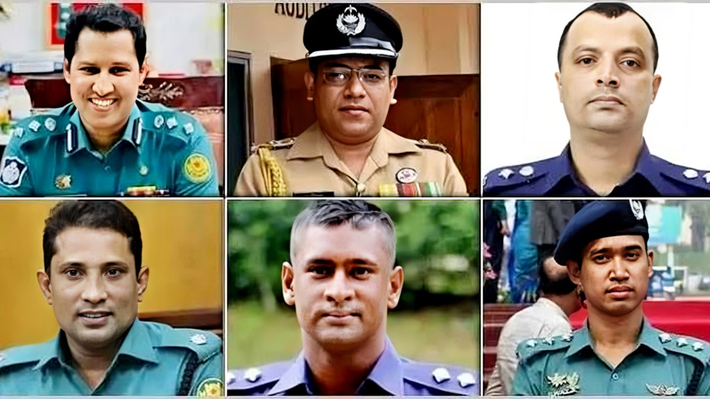 চাকরি গেল বিপ্লব, সুদীপ, ইকবাল, রুহানীসহ ছয় পুলিশ কর্মকর্তার